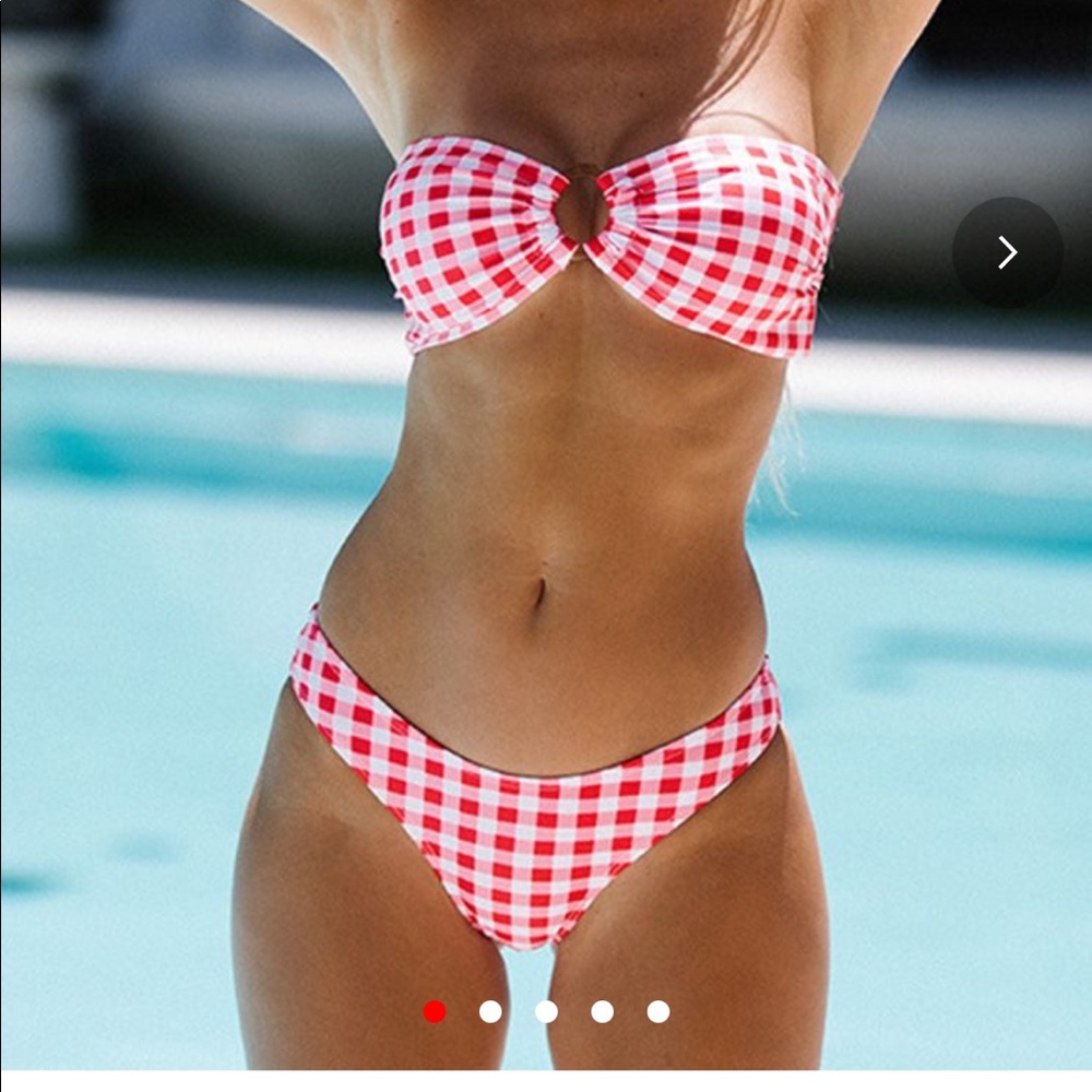 Gingham Print bikini